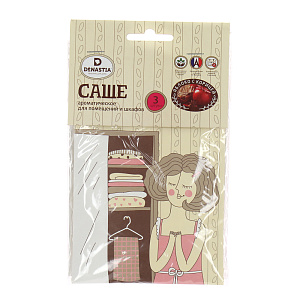 Ароматическое саше DE'NASTIA Яблоко с корицей 35гр 3шт F000004 000000000001133583