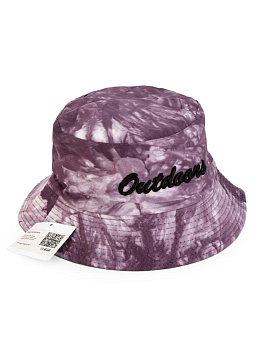 Панама 56-58см цветная с надписью фолетовый хлопок 000000000001227554