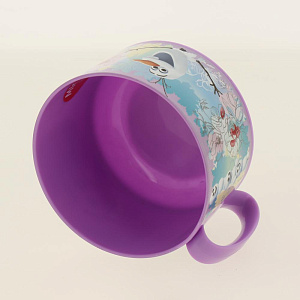 Кружка пластиковая 450мл для СВЧ Холодное сердце Цветы Stor 274721/86827 000000000001193193