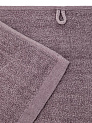 Полотенце махровое 30х60см СОФТИ бордюр 3 полоски лиловый хлопок 100% 000000000001215904