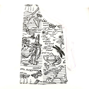 Фартук 60х70 рогожка.100%хлопок"Версаль белый"587254 000000000001188752