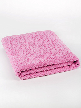 Полотенце махровое 100х150см LUCKY Зигзаг светло-лиловый хлопок-100% 000000000001214743