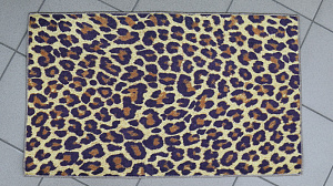 Коврик универсальный 60х100см ПОСУДА ЦЕНТР Леопард для прихожих полиэстер 000000000001187096