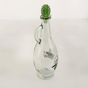 Бутылка для масла 750мл RENGA с крышкой и ручкой стекло 000000000001203288