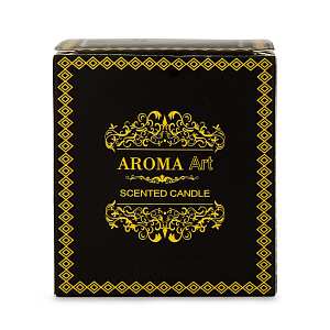 Свеча в стакане 8х7см Day&Night черная 000000000001220773