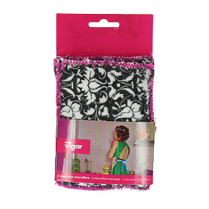 Набор губок для посуды Rococco pink Vigar, 2 шт. 000000000001123139