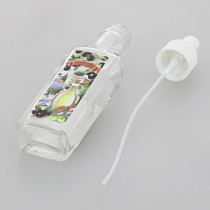 Бутылка для масла 100мл с кнопочным распылителем стекло 000000000001194366