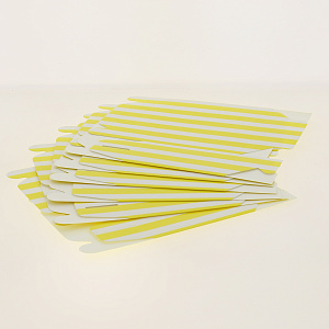 Коробка маленькая 11х14см 6шт желтая полоска R010043 000000000001174063