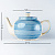 Чайник 1200 мл керамика синий подарочная упаковка Аэрограф Elrington HJC-1207-T6 000000000001197949