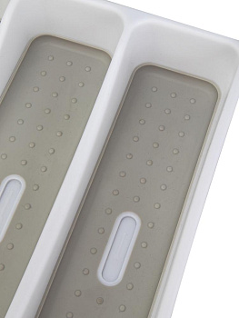 Лоток для столовых приборов 32,4х29х4,5см полипропилен/термопластичная резина 000000000001229341