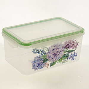 Контейнер для холодильника и СВЧ с декором 1,6л SUPER LOCK 4311236 000000000001184577