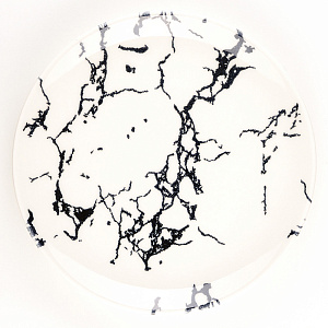 Набор столовой посуды 24 предмета TULU PORSELEN Deniz BLACK MARBLE фарфор 000000000001210104