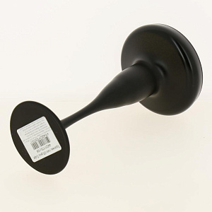 Подсвечник стеклянный с напылением цвет Графит, двойная лакировка, Колорист Дизайн RUDIK 000000000001191034