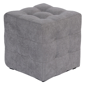 Пуф 40х40х42см DREAMBAG Лотос серый велюр 000000000001211374