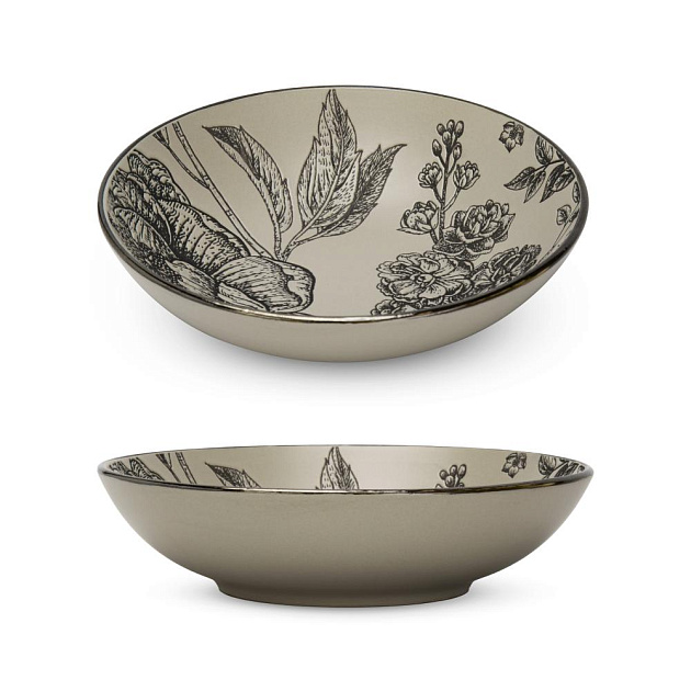 Набор столовой посуды 16 предметов (обеденная 27см-4шт/десертная 20см-4шт/суповая 19см-4шт/кружка 355мл-4шт) керамика BSCJ4622 000000000001224277