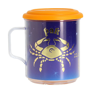 Термокружка 400мл MARTIKA Знаки зодиака с крышкой пластик VB543K 000000000001056680