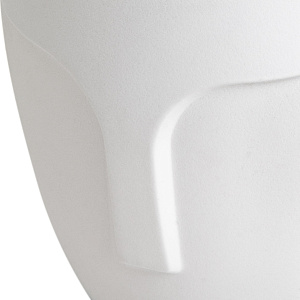 Кашпо 11,5х11см 900мл Абстракция белый пластик 000000000001219531