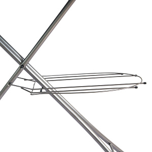 Доска гладильная 122х40см Ника Эльза Делюкс. EURO подставка под утюг. Подрукавник. Розетка+удлинитель 1,9м. Гладильная поверхность-металл чехол-хлопок 000000000001013186