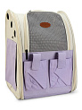 Переноска-рюкзак сетка с карманами для животных 42х30х28см микс полиэстер 000000000001229100