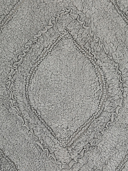 Коврик универсальный 50x60см DE'NASTIA рюши серый хлопок 000000000001219589