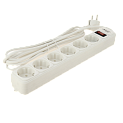 Фильтр сетевой 3м 6 розеток LUAZON LIGHTING 2200Вт 10А 220В белый 000000000001205717