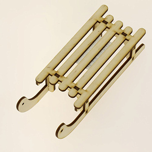 Декоратая фигура Санки большие 8*5,3*21,3 138 000000000001180385