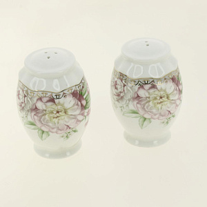 Набор для специй 3шт BALSFORD МЭРИДИТ (солонка/перечница/подставка) подарочная упаковка фарфор 000000000001206176