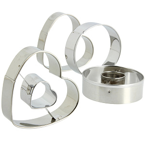 Набор форм для выпечки 2 предмета METALTEX нержавеющая сталь 000000000001155460