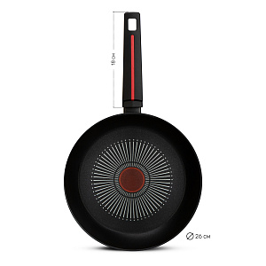 Сковорода 26см с термопотом алюминий Сковорода 26см с термопотом алюминий 000000000001219972