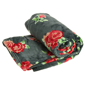 Плед DE'NASTIA Миа микрофибра 150х200см микс 100%Полиэстер T070020 000000000001031783