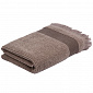 Полотенце махровое 70х130см СОФТИ Гармошка светло-коричневый хлопок 100%