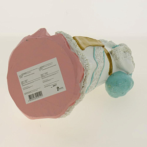 Новогодняя фигурка Дедушка Мороз Светлый из полирезины / 25,5х15х14см арт.80071 000000000001191419