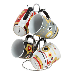 Набор кружек Виола Estetica, 360мл, 4 шт. 000000000001114847