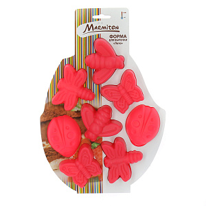 Форма для выпечки Лето Marmiton, розовый, силикон 000000000001125295