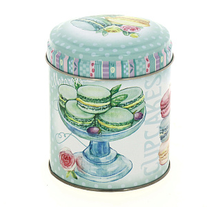 Банка для сыпучих продуктов 800мл НОВЫЙ АРГУМЕНТ Десерт мятный жестяная 000000000001187797