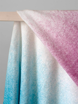 Плед LUCKY Градиент 150х200см 100%пэ голубой/розовый T040098 000000000001191097