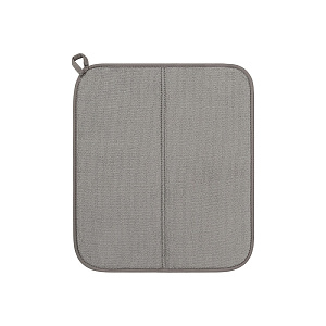 Коврик для сушки посуды 38x44см LUCKY складной серый микрофибра 000000000001222790