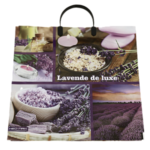 ПАКЕТ пластиковая ручка 37х35/90мкм Лаванда 000000000001201003