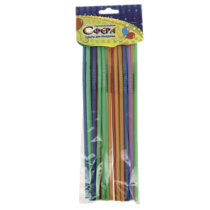 Трубочка для коктелей 20шт СФЕРА Змейка 000000000001166933