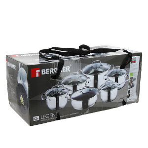 Набор посуды Bergner, 12 предметов Набор посуды Bergner, 12 предметов 000000000001106704