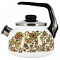 Чайник со свистком 2л VITROSS Imperio сферическая форма эмальрованная сталь