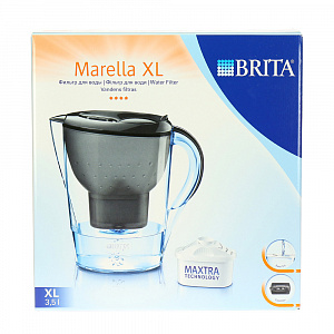 Фильтр-кувшин для воды Марелла XL Brita, графитовый, 3.5л 000000000001127704