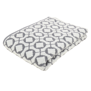 Полотенце 70х130см CLEANELLY Ромбус махровое Плотность 460гр серое пестроткань 100% хлопок 000000000001206884