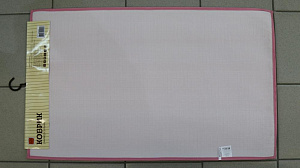 Коврик универсальныйDE'NASTIA 60х100см микрофибра молочный М000301 000000000001169110