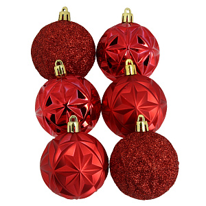 Набор елочных игрушек Салют Посуда Центр, 6 см, 6 шт. 000000000001161809