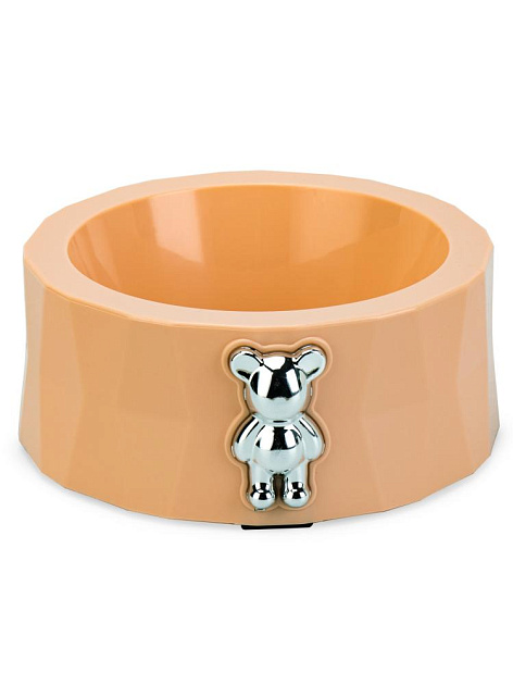 Миска для животных 17х16х7см МИШКА в ассортименте полипропилен 000000000001229125