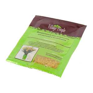 Декоративный наполнитель для растений Village people, желтый, 10гр 000000000001145226