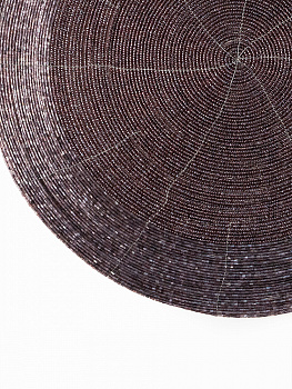 Салфетка сервировочная 35см DE'NASTIA вишневый бисер 000000000001229581