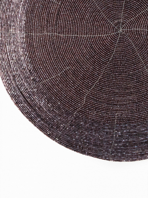 Салфетка сервировочная 35см DE'NASTIA вишневый бисер 000000000001229581