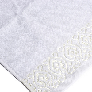 Полотенце махровое 30х60см LUCKY Итальянский бордюр айвори хлопок 100% 000000000001212836